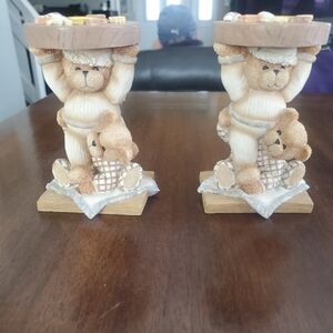 Twinkle Teddies Candle Holders – Adorable & Cozy Decor Collectables.